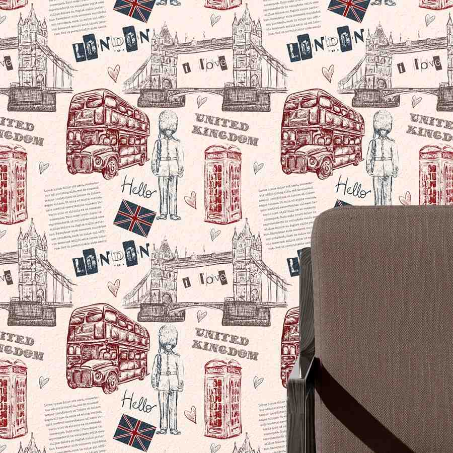 Papel de Parede Londres: Decore Fácil!