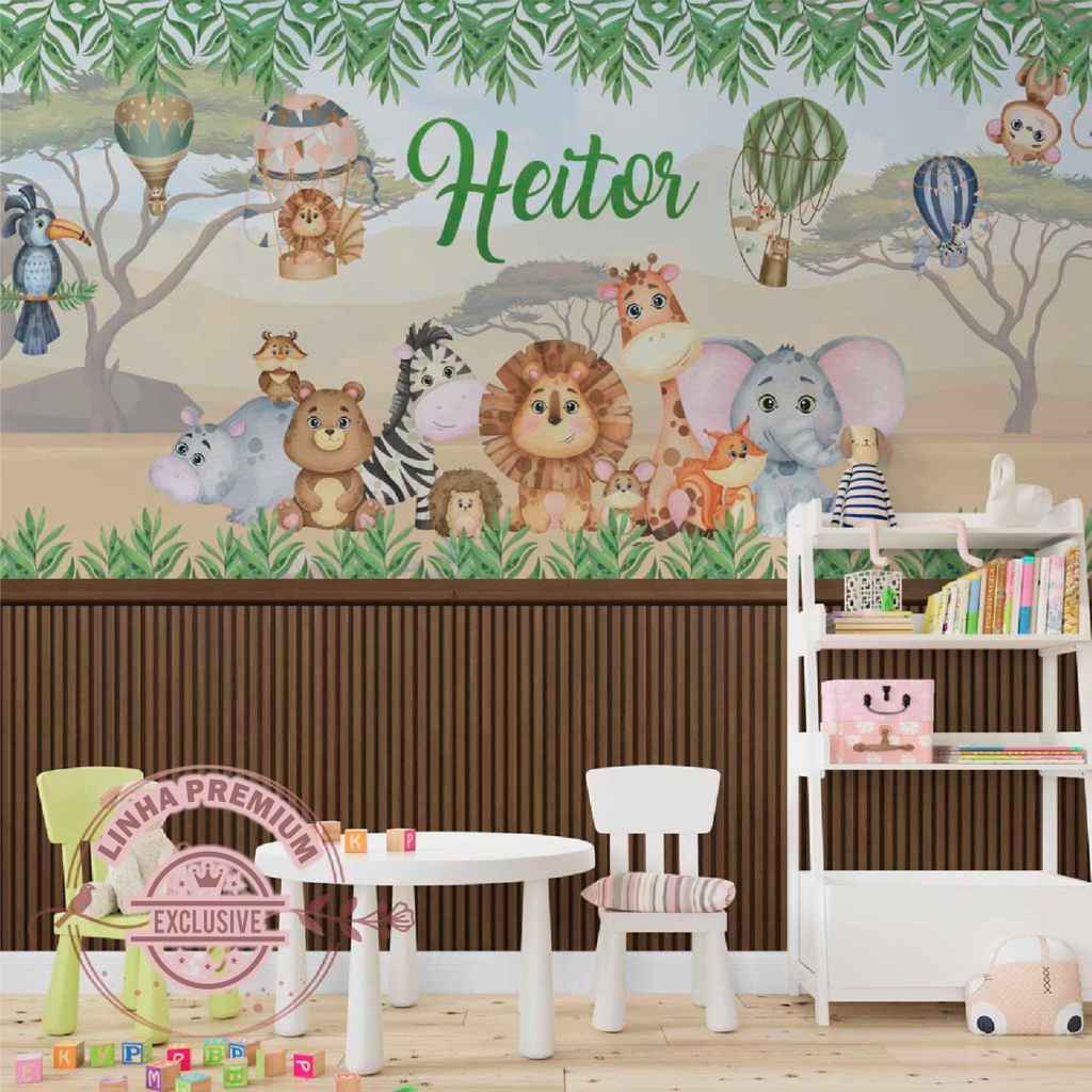 Papel de Parede Safári: Decore Quartos com Estilo!