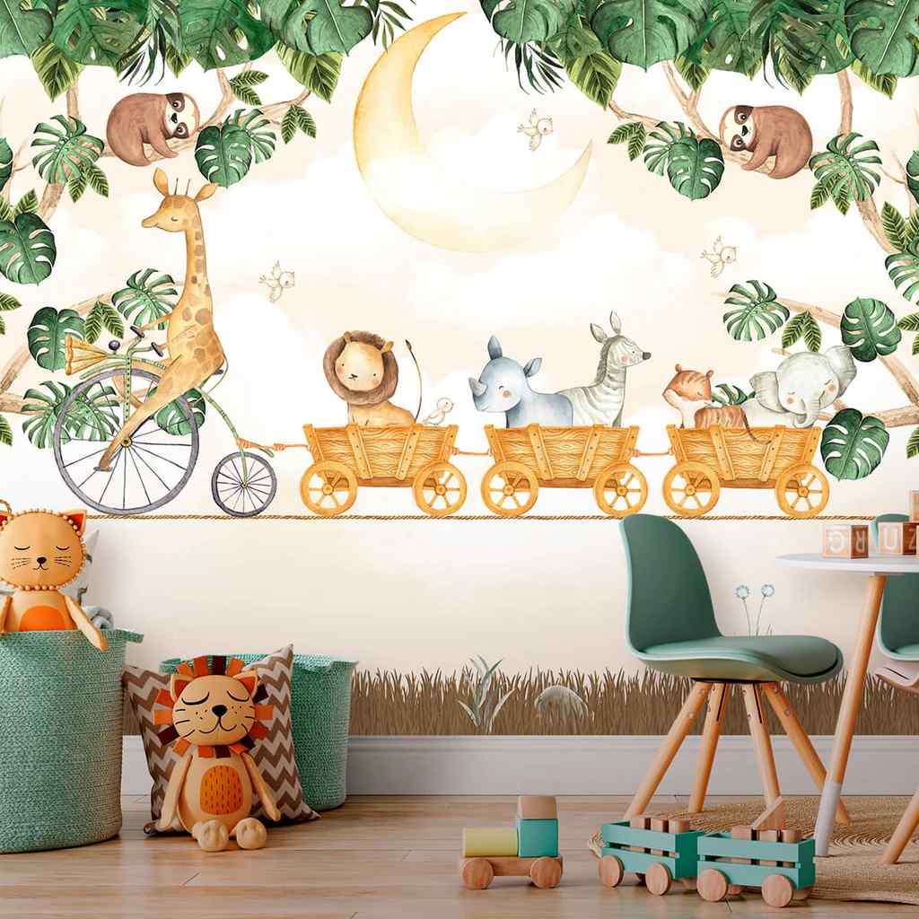 Papel de Parede Safári Girafa: Decore o Quarto!