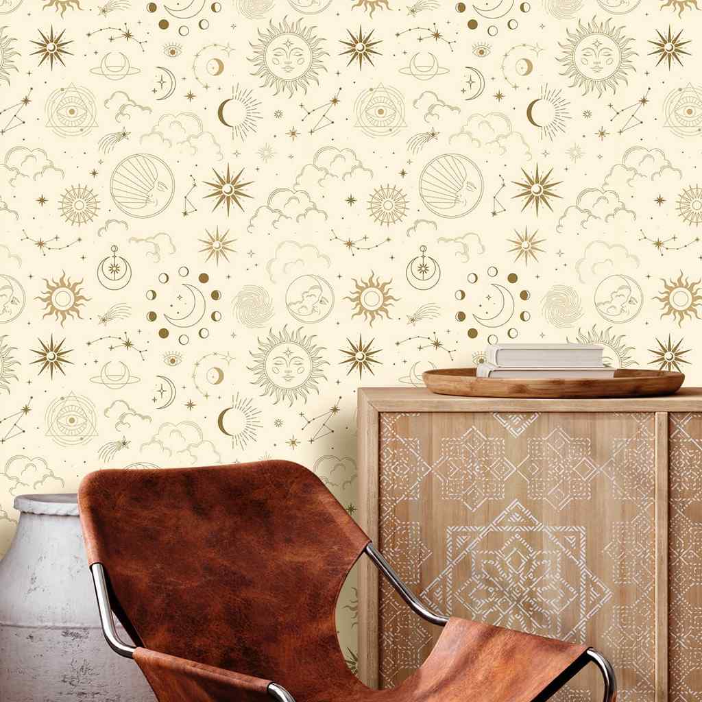 Papel de Parede Teen Místico Solar: Decore com Estilo!