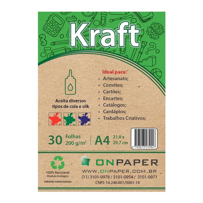 Papel Kraft A4: Rústico e Elegante!