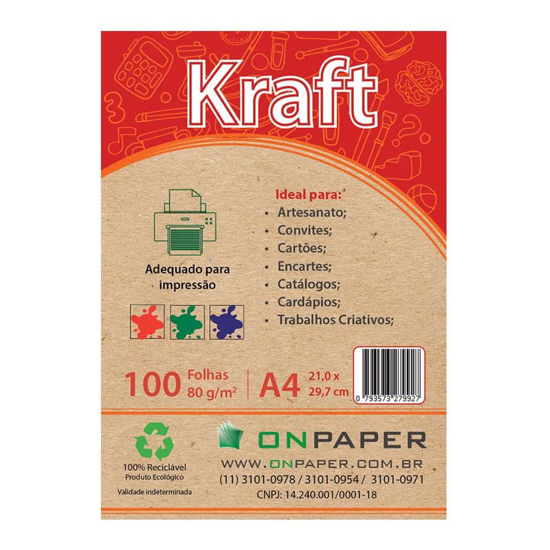 Papel Kraft A4: Rústico e Versátil!