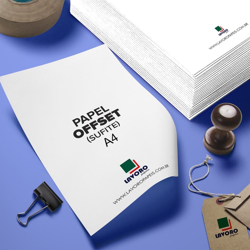 Papel Offset Sulfite 63g A4 125 Folhas – Alta Qualidade e Versatilidade
