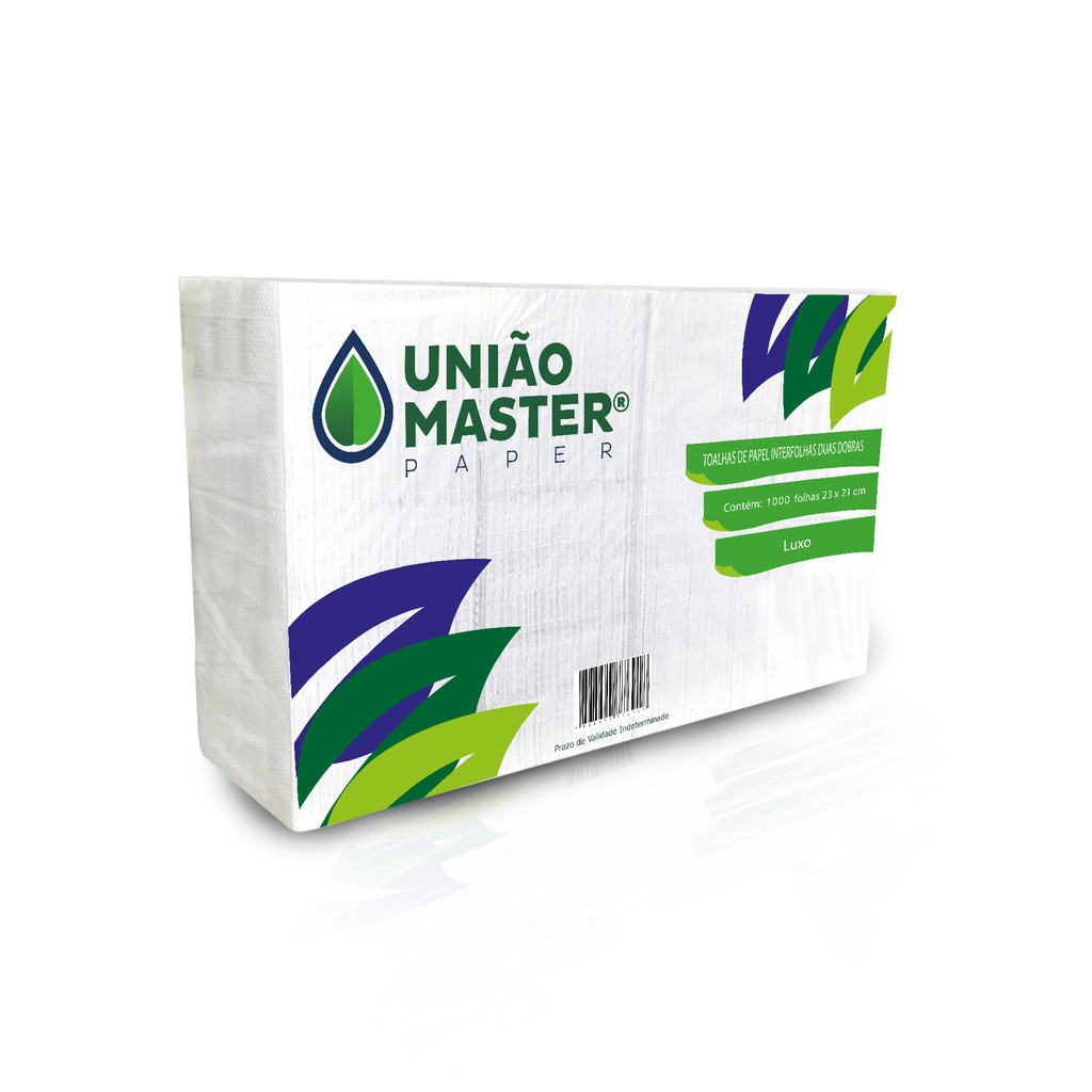 Papel Toalha Interfolha Luxo: 1000 Folhas!