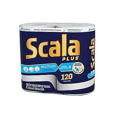Papel Toalha Scala Plus: Mais Absorção!