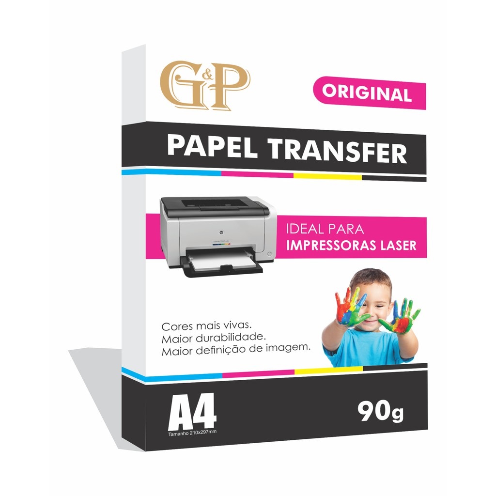 Papel Transfer Laser A4: 100 Folhas P/ Canecas!