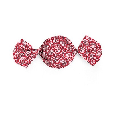 Papel Trufa Cromus Renda Vermelha 14,5x15,5cm – 100 Unidades