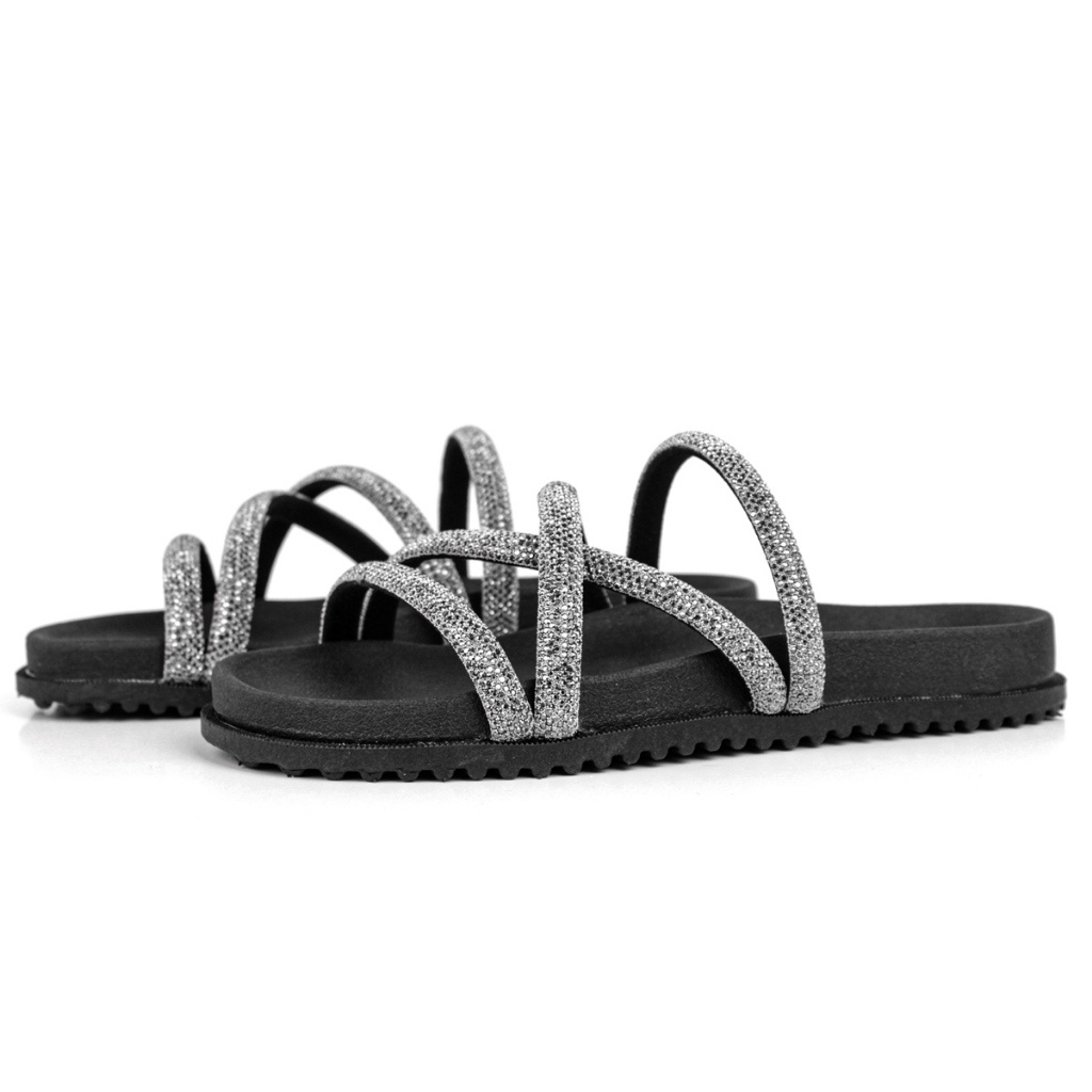 Papete Birken Strass: Conforto e Brilho ✨