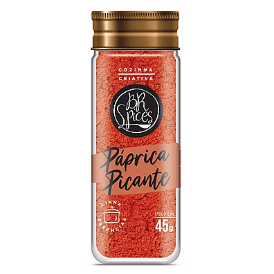 Páprica Picante BR Spices 45g: Sabor e Cor para suas Receitas