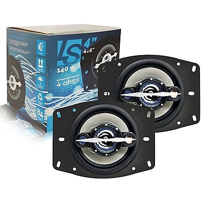 Par Alto Falante 4x6 Polegadas Leson – Som Potente e Design Moderno