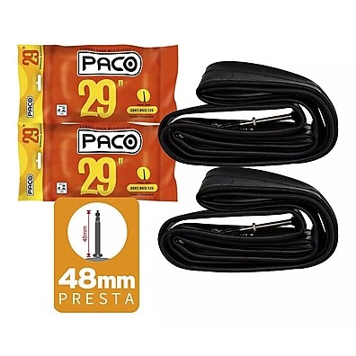 Par Câmara de Ar Aro 29 com Válvula Presta – Troque em 5 Min