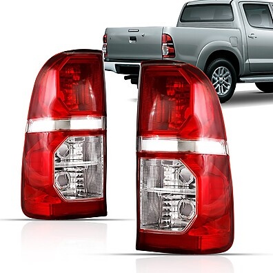 Par de Lanternas Traseiras para Toyota Hilux 2012 a 2015