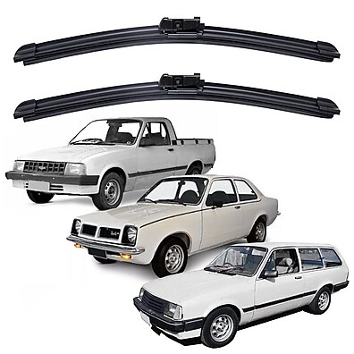 Par de Palhetas Para-brisa Chevete Marajó Chevy 1973 a 1995