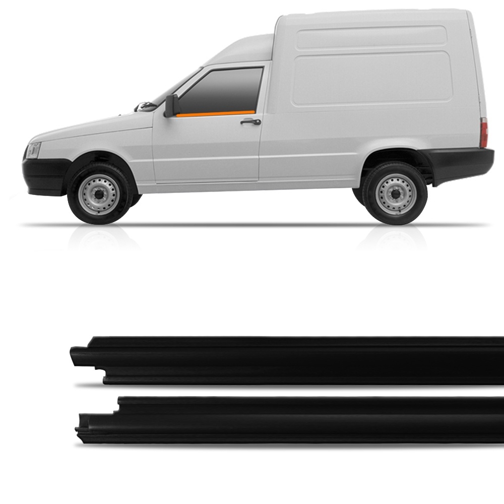 Par de Pestanas Externas Fiat Fiorino 1988 a 2013
