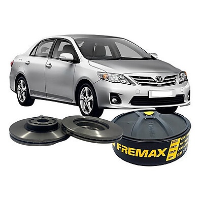Par Disco Freio Dianteiro Ventilado Toyota Corolla – Original Fremax