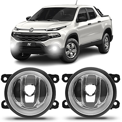 Par Farol Milha Fiat Toro 2016-2019 – Mais Segurança e Visibilidade