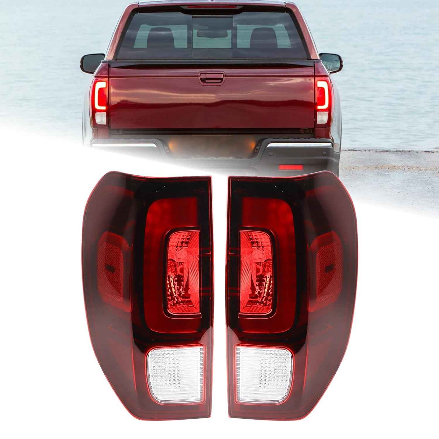 Par de Lanternas Traseiras LED Honda Ridgeline 2017-2023 - Segurança e Estilo