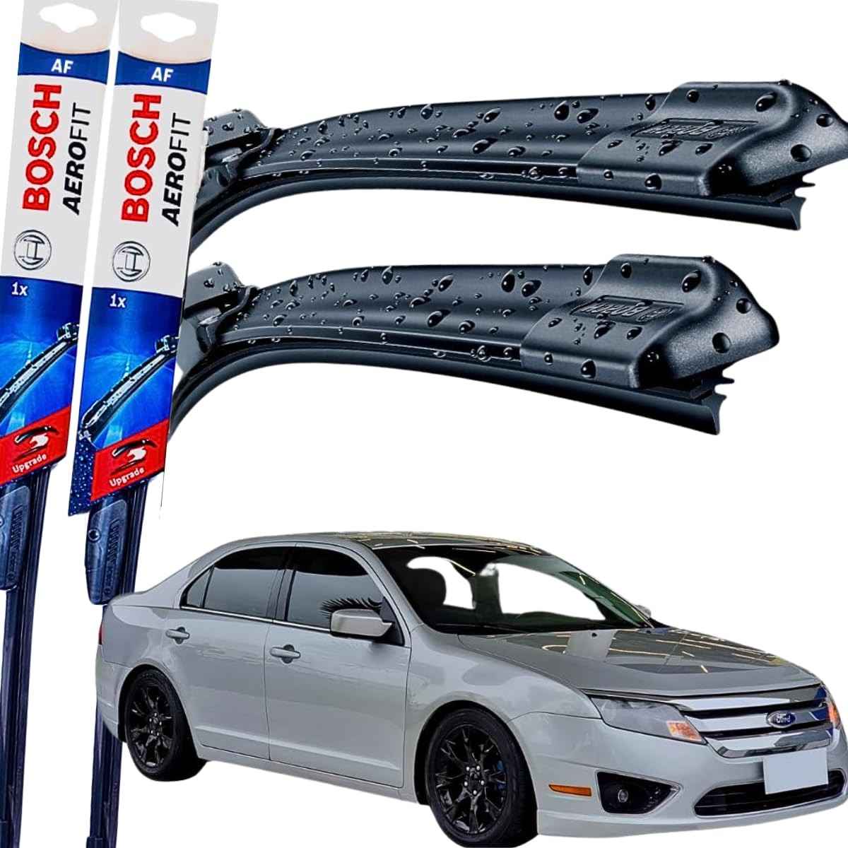 Palheta Limpador Parabrisa Bosch Aerofit Original Ford Fusion 2009-2012 (Par Dianteiro)