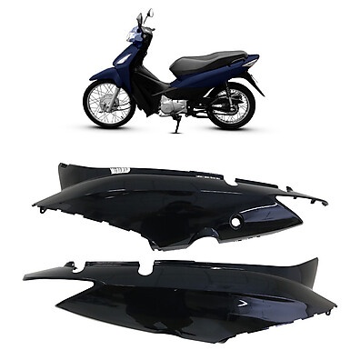 Par Tampa Lateral Biz 125 2010 Azul – Proteção e Estilo na Medida