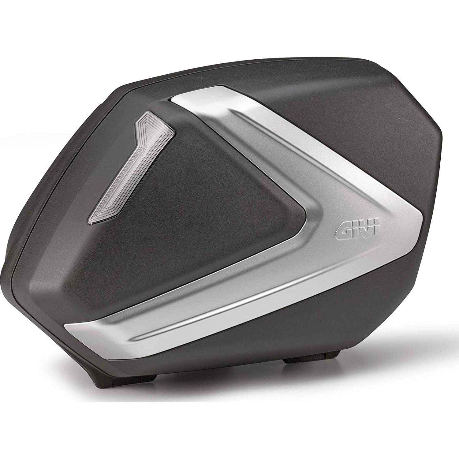 Bau Lateral Givi V-37 Alumínio/Fume (Par) - Segurança e Estilo para Sua Moto