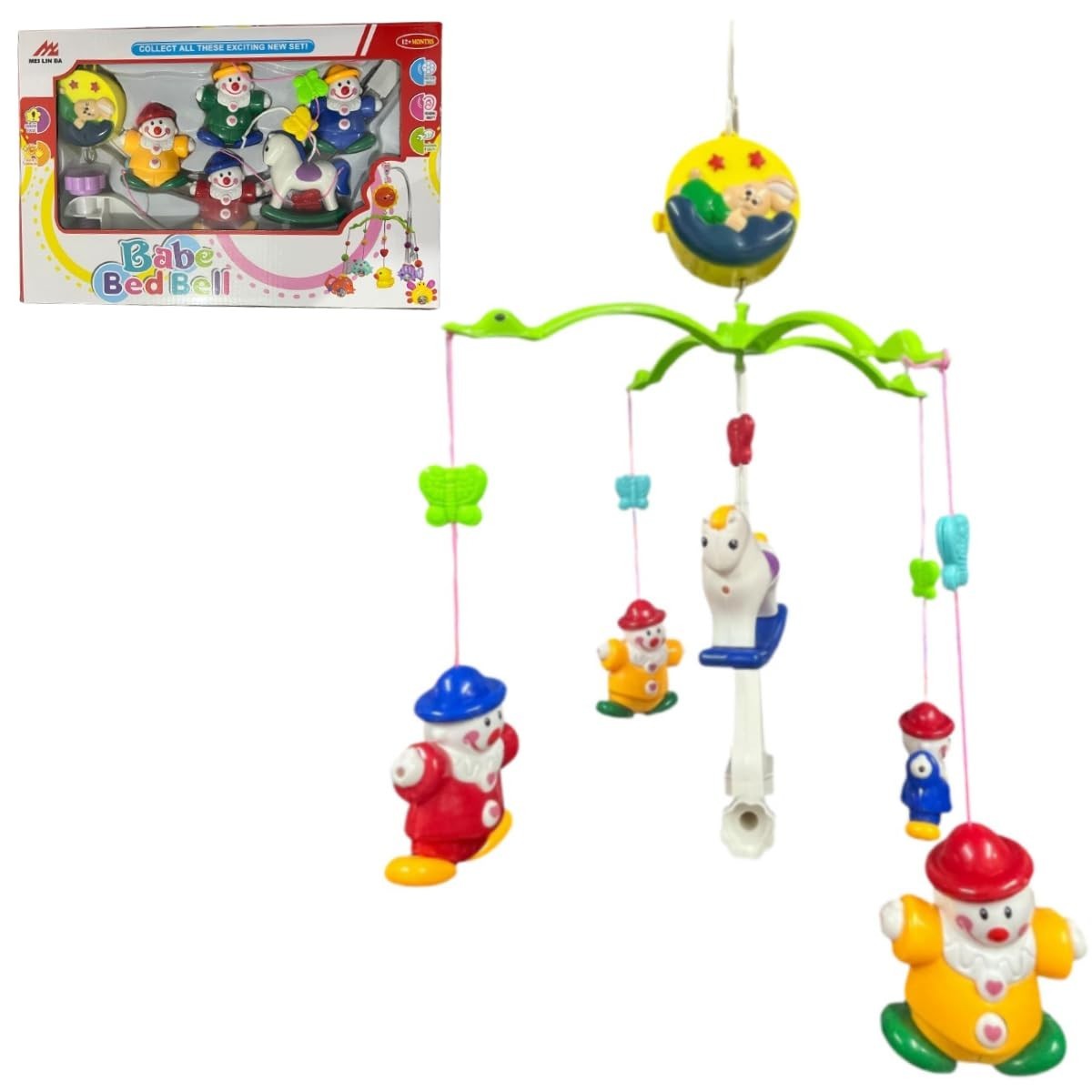 BBR Móbile Musical para Carrinho e Berço: Diversão e Desenvolvimento para Bebês de 0 a 12 Meses