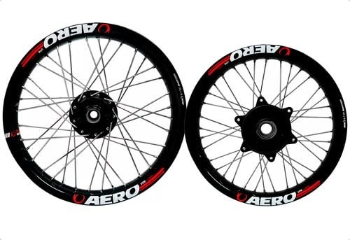 Par de Rodas Viper Aero Alumínio 4mm para Bros 160 e XRE 190 - Design Moderno e Durabilidade