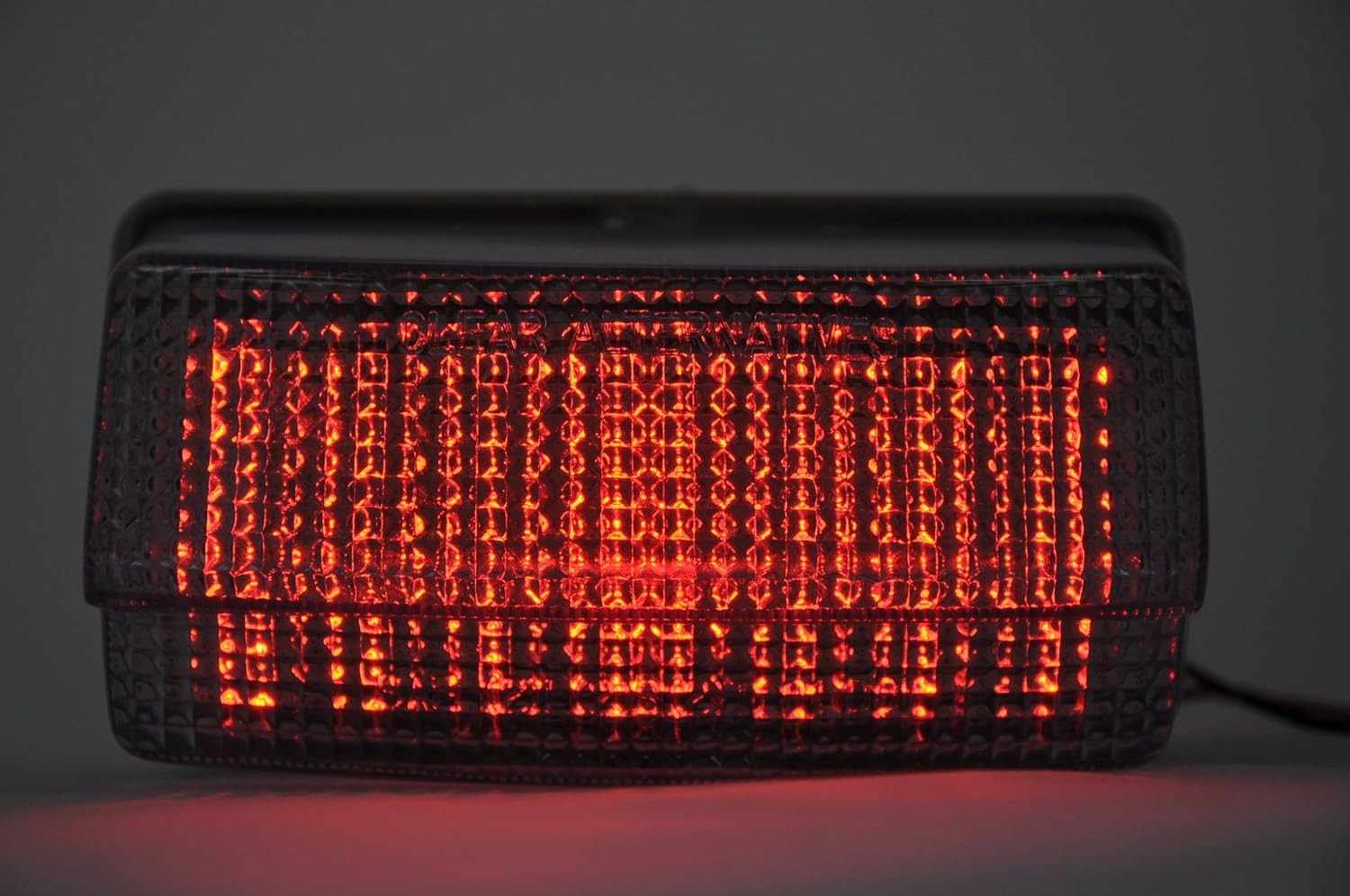 Lanterna Traseira LED Fumê com Setas Integradas para Yamaha FZR (1988-1995)