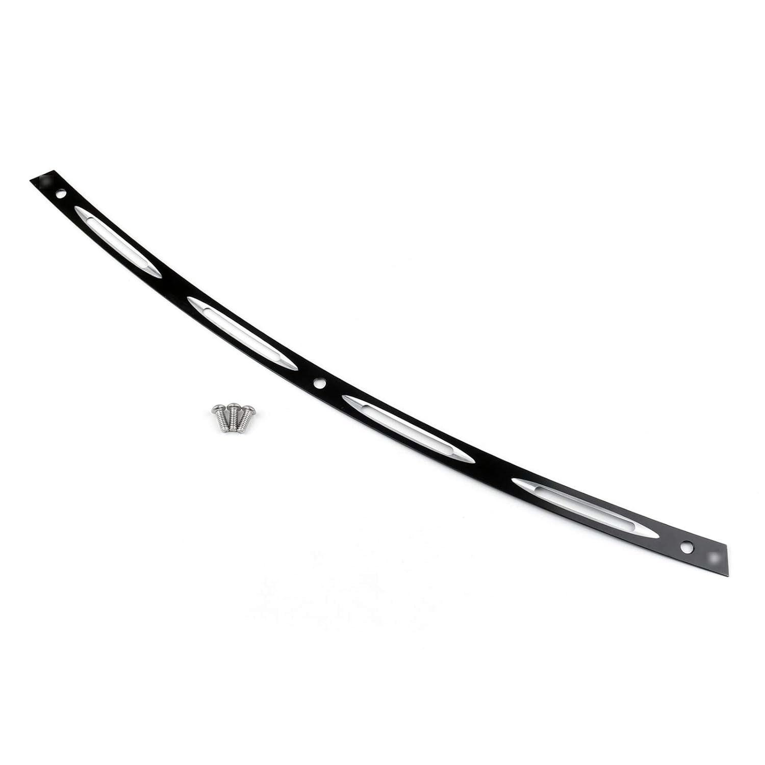 Acabamento de Para-brisa CNC Artudatch Preto para Harley Davidson Electra/Street/Tri Glide (1996-2013)