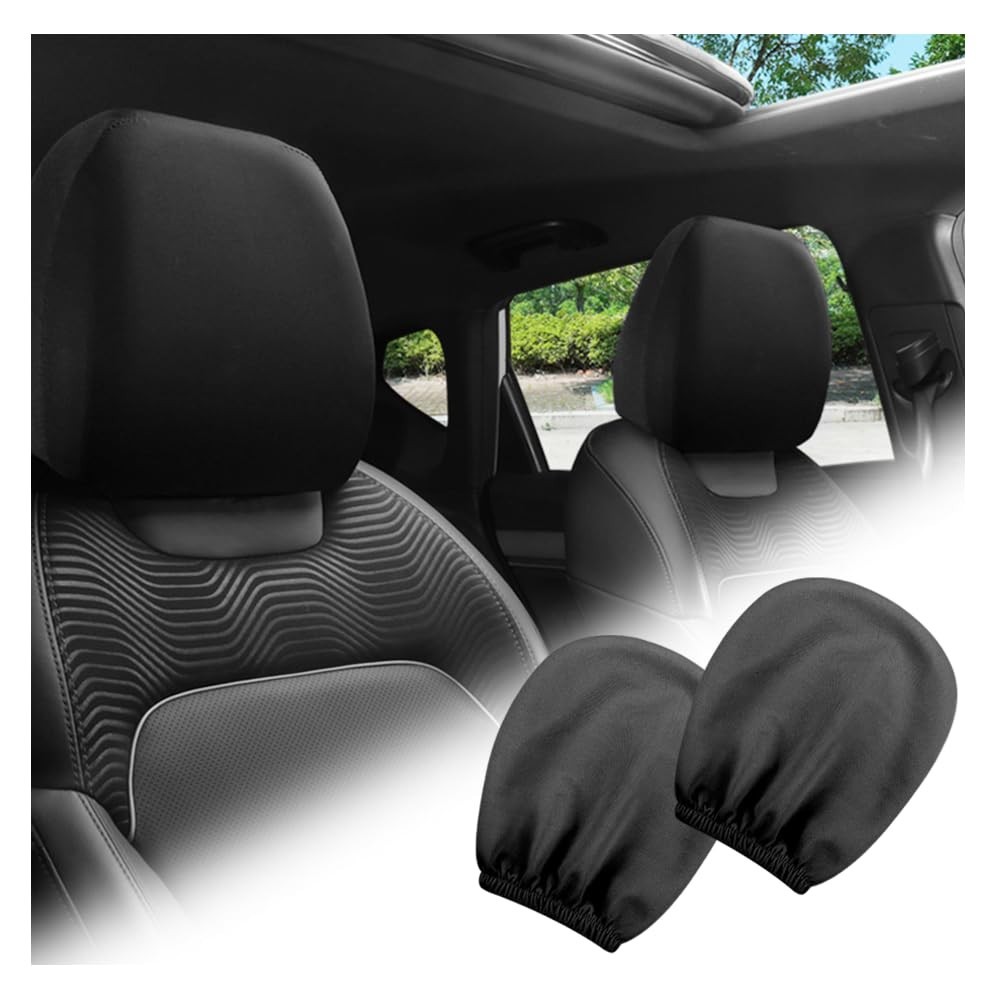 Kit 2 Capas Protetoras Elásticas para Encosto de Cabeça de Carro - Proteção e Estilo Universal