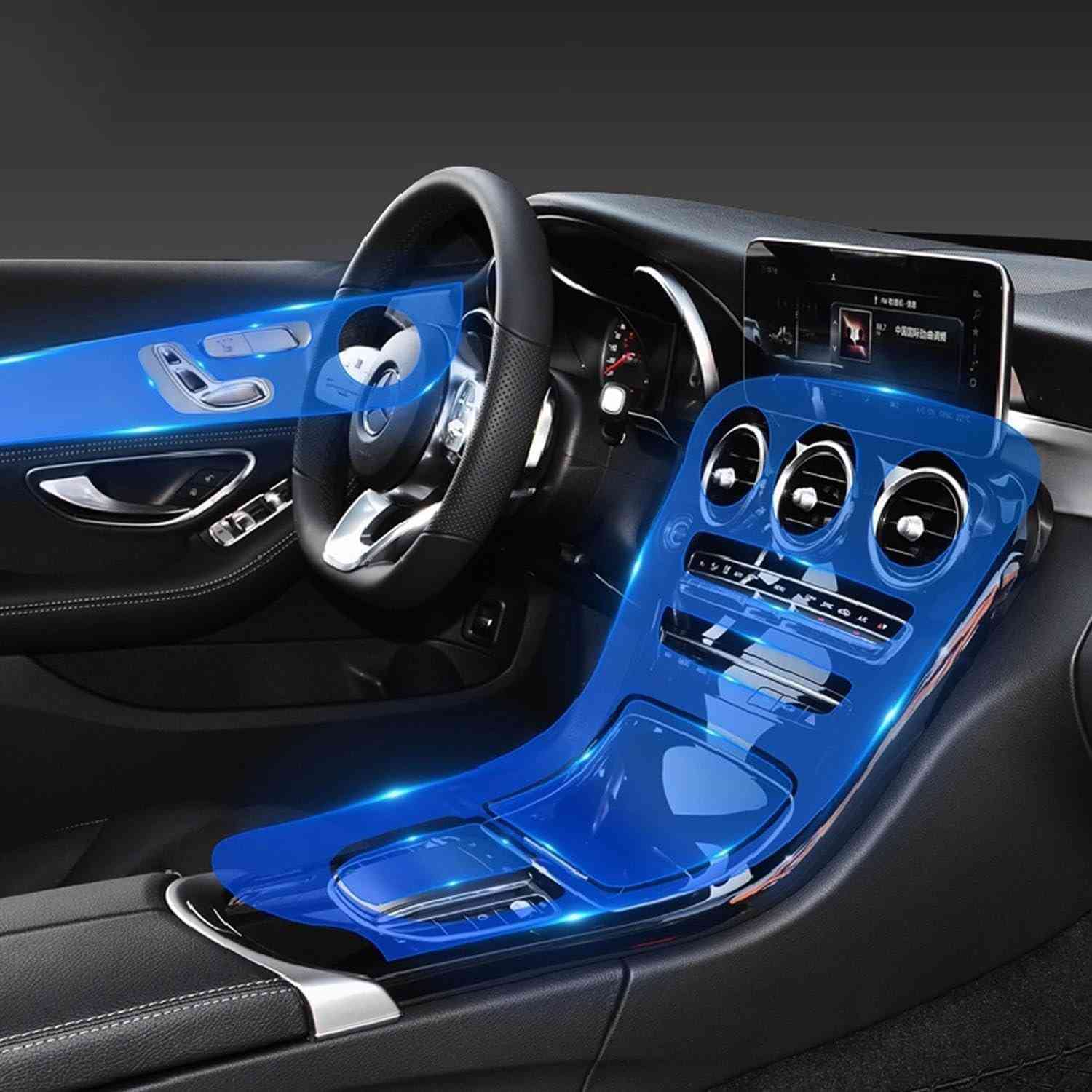 Película Protetora TPU Transparente para Painel de Navegação Mercedes-Benz GLC W203 (2020-2023)