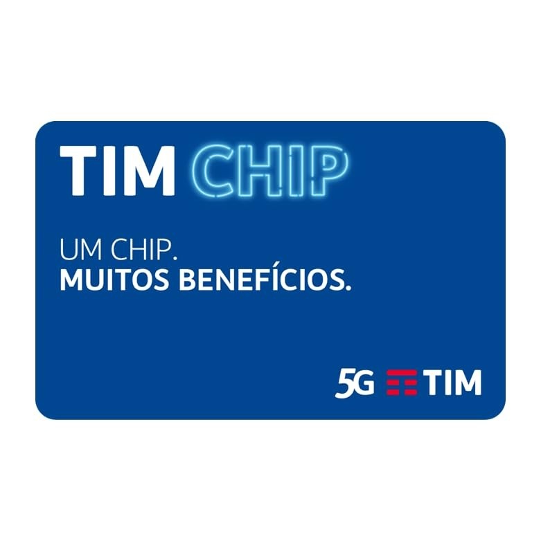 TIM Chip Pré Pago: Conectividade Nacional para Seu Celular 2G, 3G, 4G e 5G