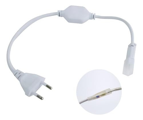 Cabo Rabicho Essencial para Mangueira LED Chata 6mm - Iluminação Branco Perfeita!