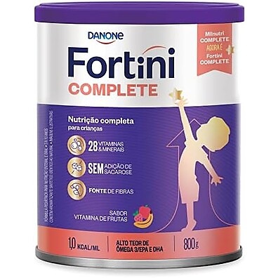 Fortini Complete Frutas 800g: Nutrição Completa para Crianças