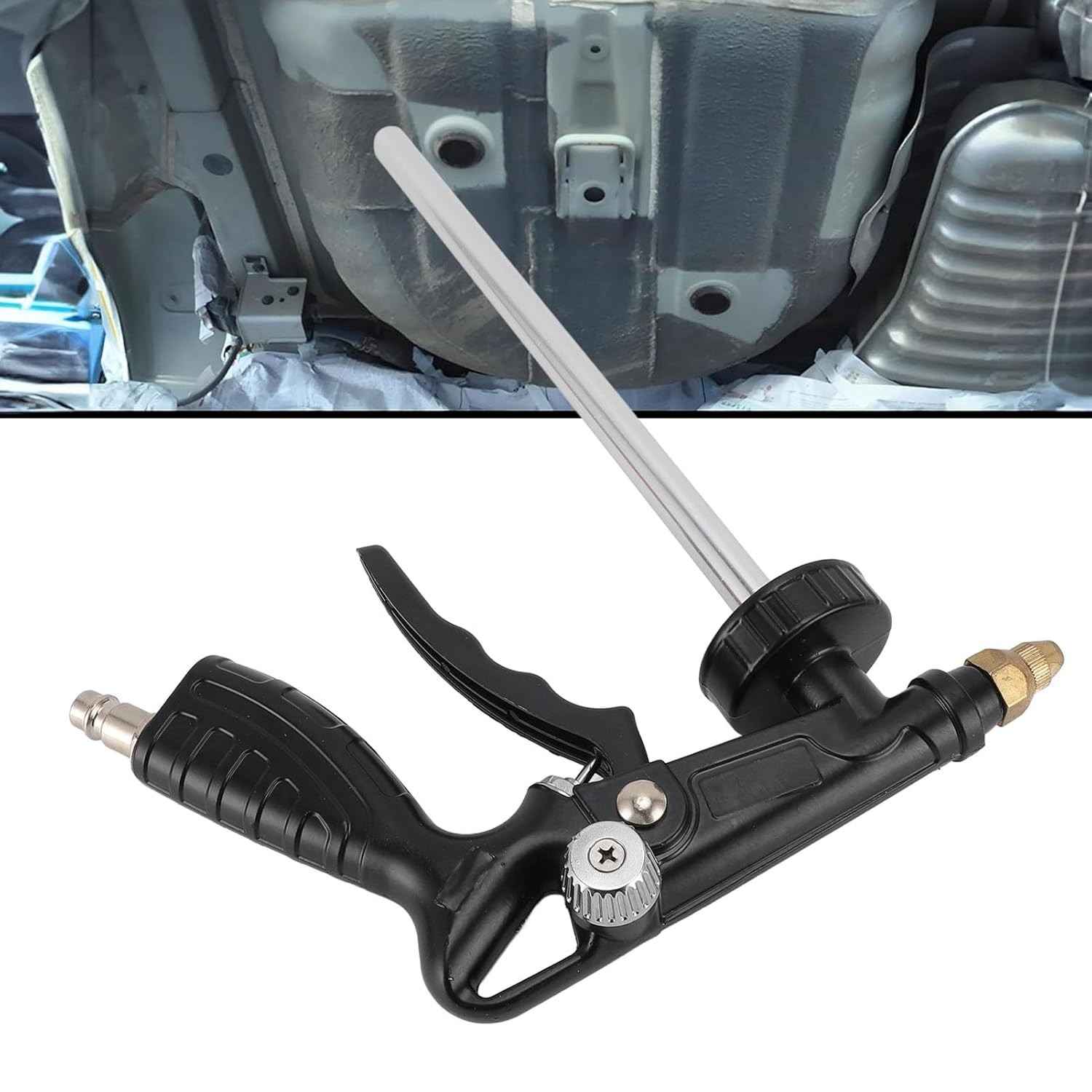 Pistola Pulverizadora Pneumática Portátil com Chassi de Aço – Ideal para Revestimentos Automotivos e Industriais