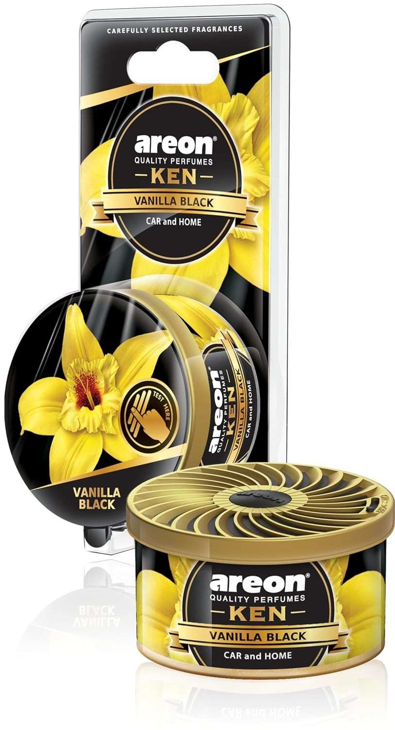 AREON KEN Vanilla Black: Aromatizante Premium para Carro e Casa