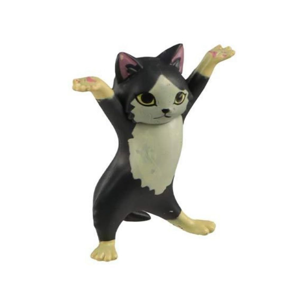 Mini Gato Decorativo em PVC - Charmoso Acessório para Escritório e Casa