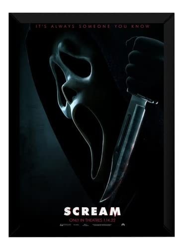 Poster Scream 5 - Panico 5 - 44x33cm - Decoração de Parede para Fãs de Terror