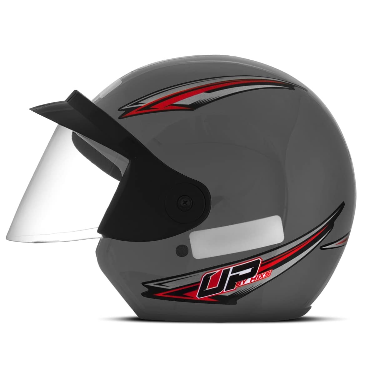 Capacete Aberto Mixs UP Prata: Segurança e Estilo para Sua Jornada
