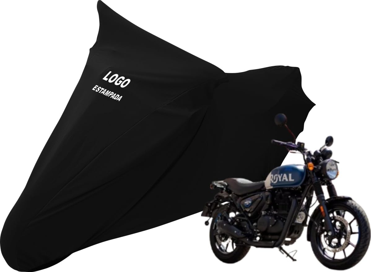 Capa Premium para Royal Enfield Hunter 350: Proteção Total Contra Riscos e Poeira (Preta)