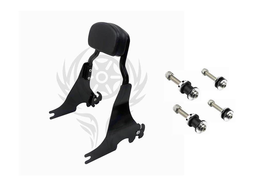 Sissybar Destacável Chop Style para Harley Sportster XL 883/1200 (2004-2020) - Preto Brilhante