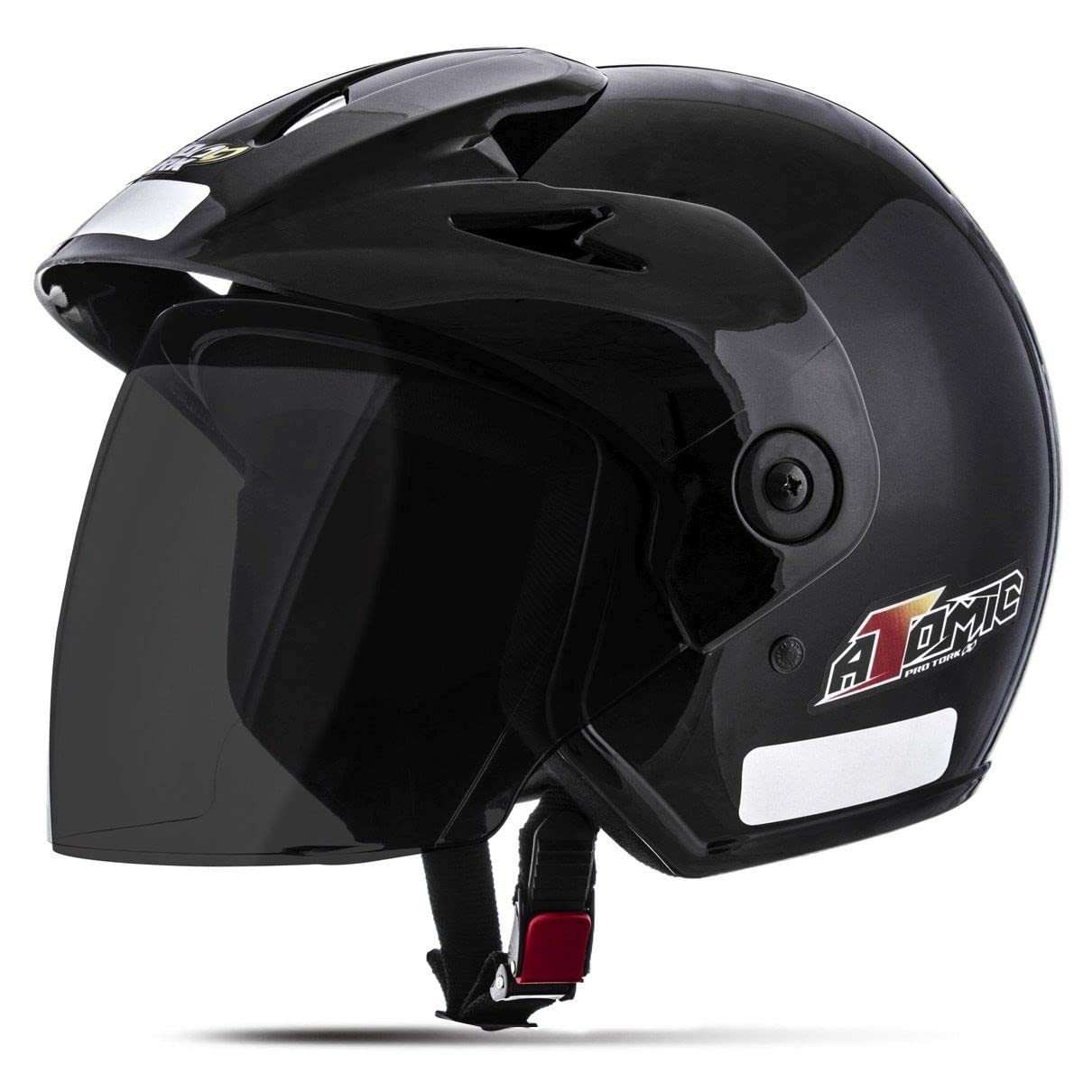 Capacete Aberto Pro Tork Atomic Solid Preto - Segurança e Estilo para Você!