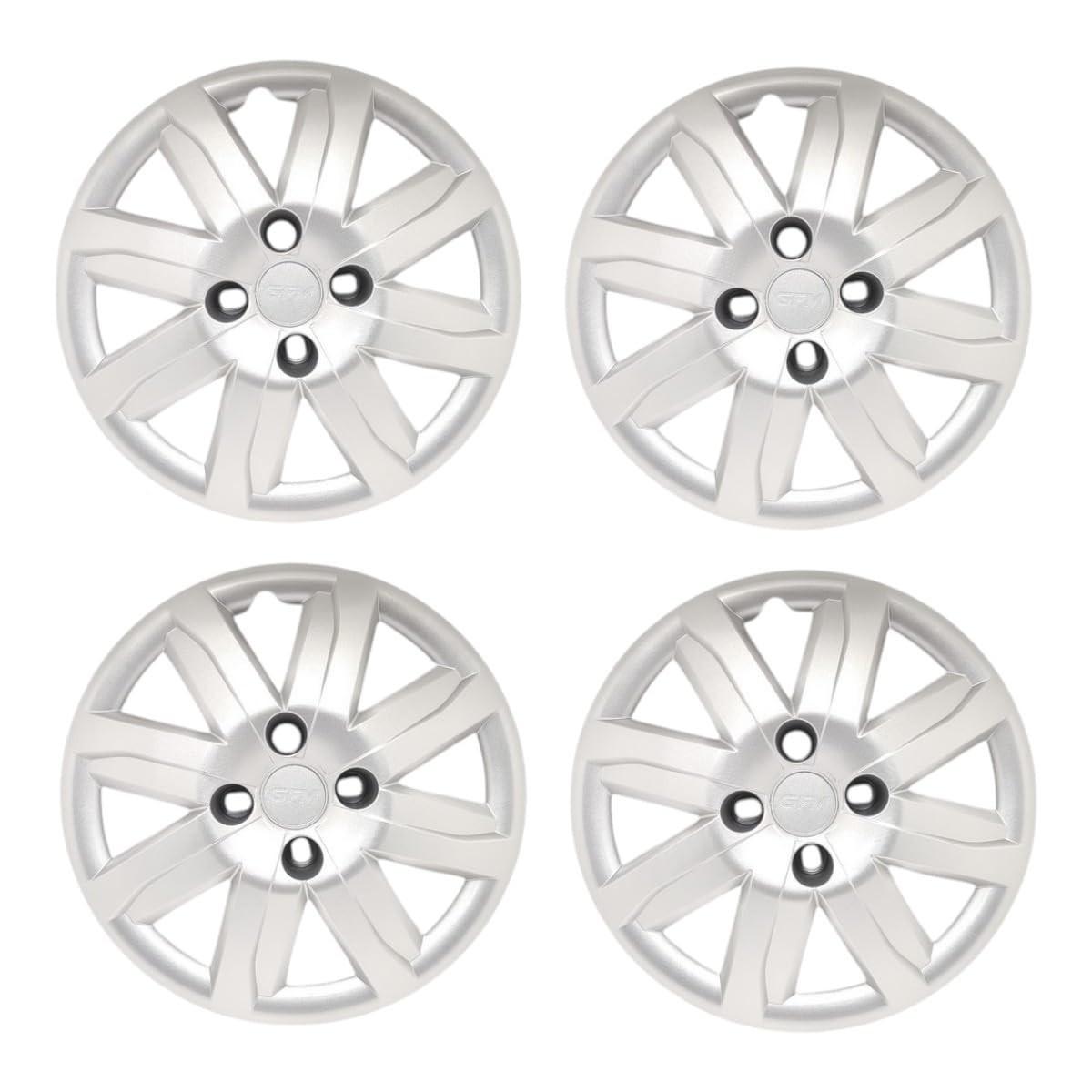 Kit 4 Calotas Aro 14 Prata para Gol e Voyage G5 (2012-2013) - Design Moderno e Proteção