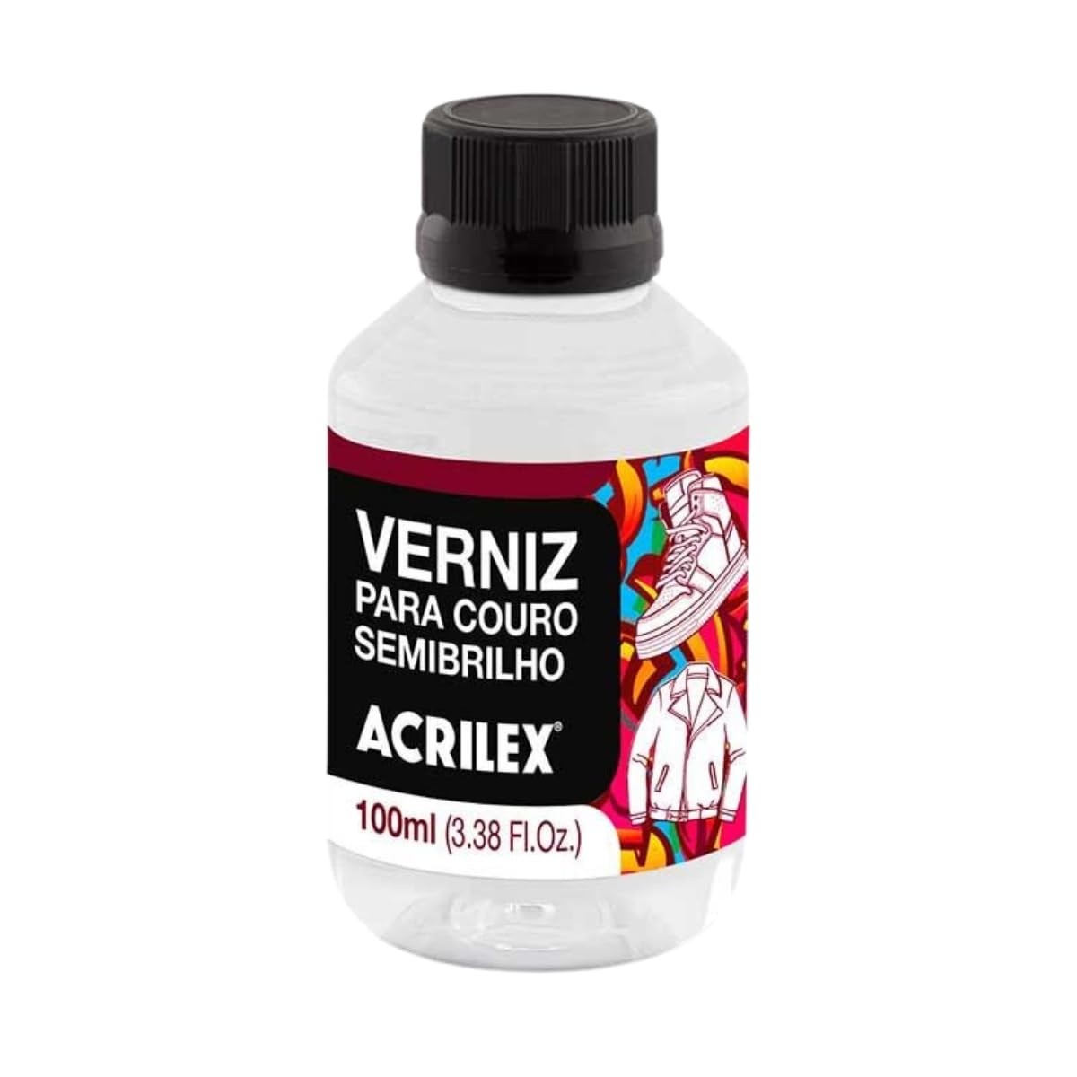 Verniz para Couro Semibrilho 100ml Acrilex - 13011