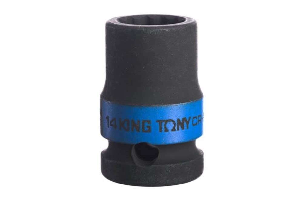 Kingtony 453014M: Soquete de Impacto Estriado 1/2" 14mm para Máxima Performance