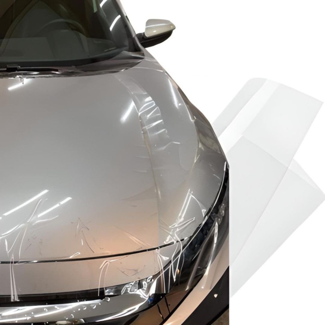 Película Adesiva Transparente para Proteção do Carro – Antiarranhão 3x68cm