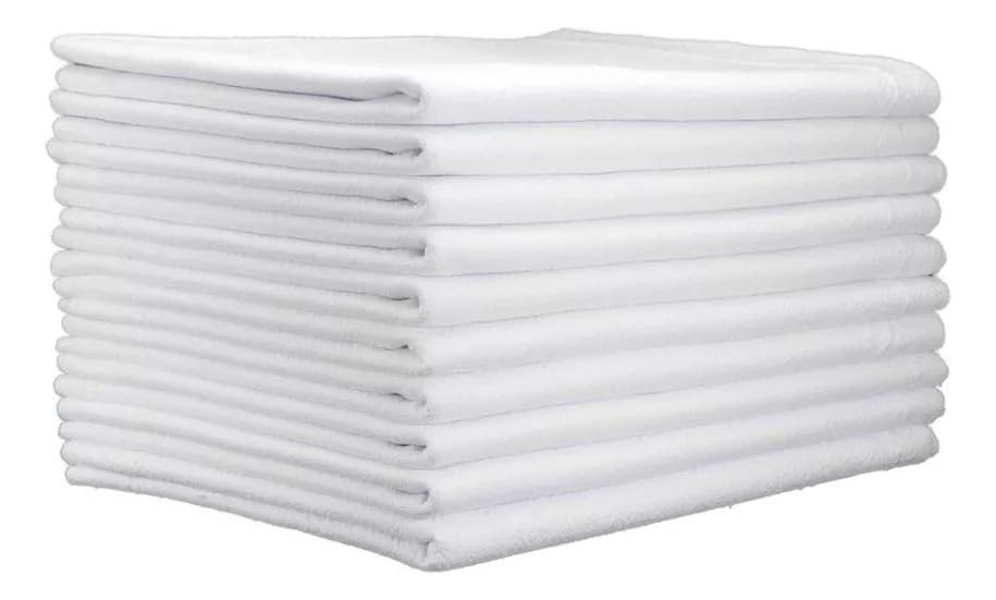 Kit 10 Panos de Chão 100% Algodão - Reutilizáveis, Ecológicos e Absorventes para Limpeza Pesada