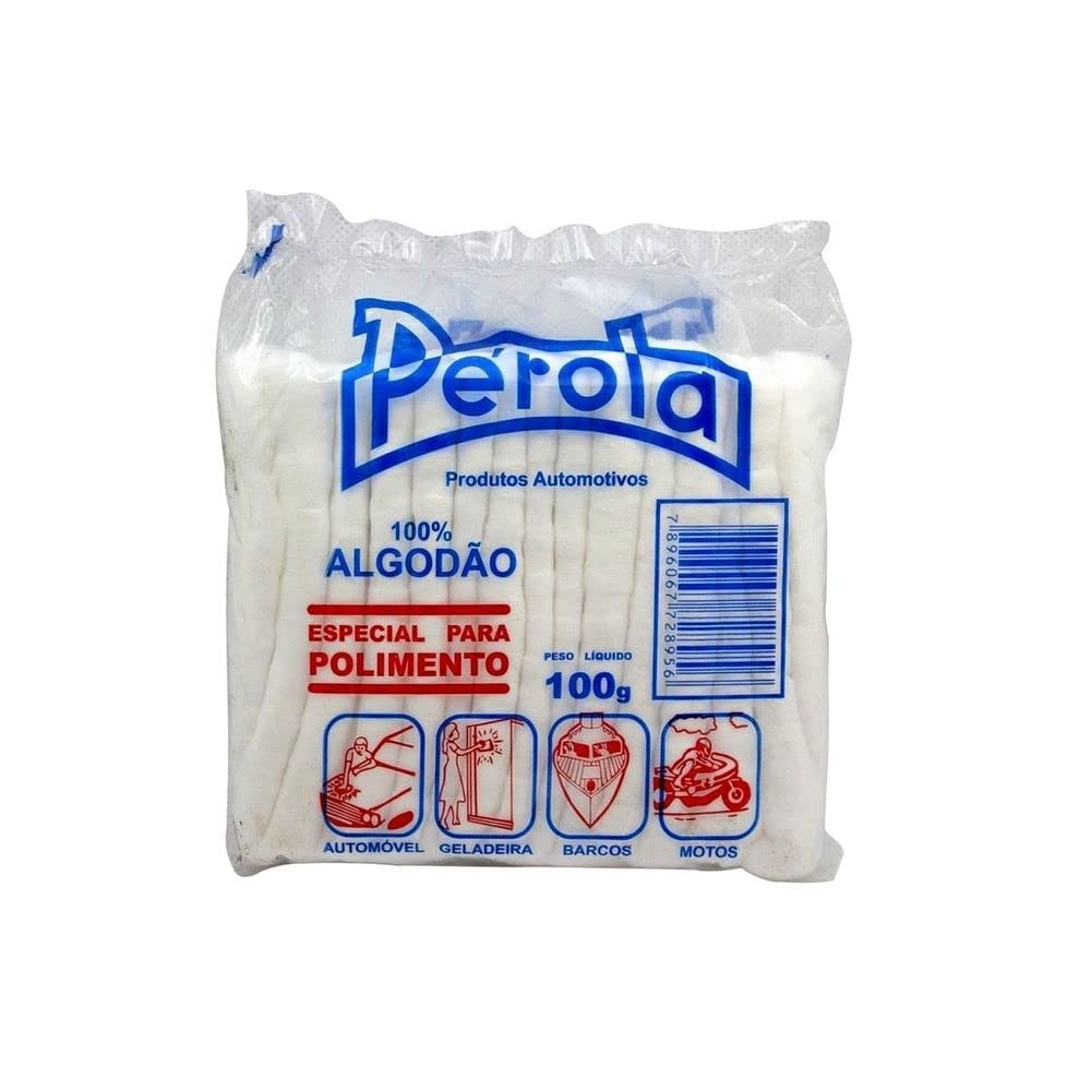 Pérola Algodão Para Polimento 100G