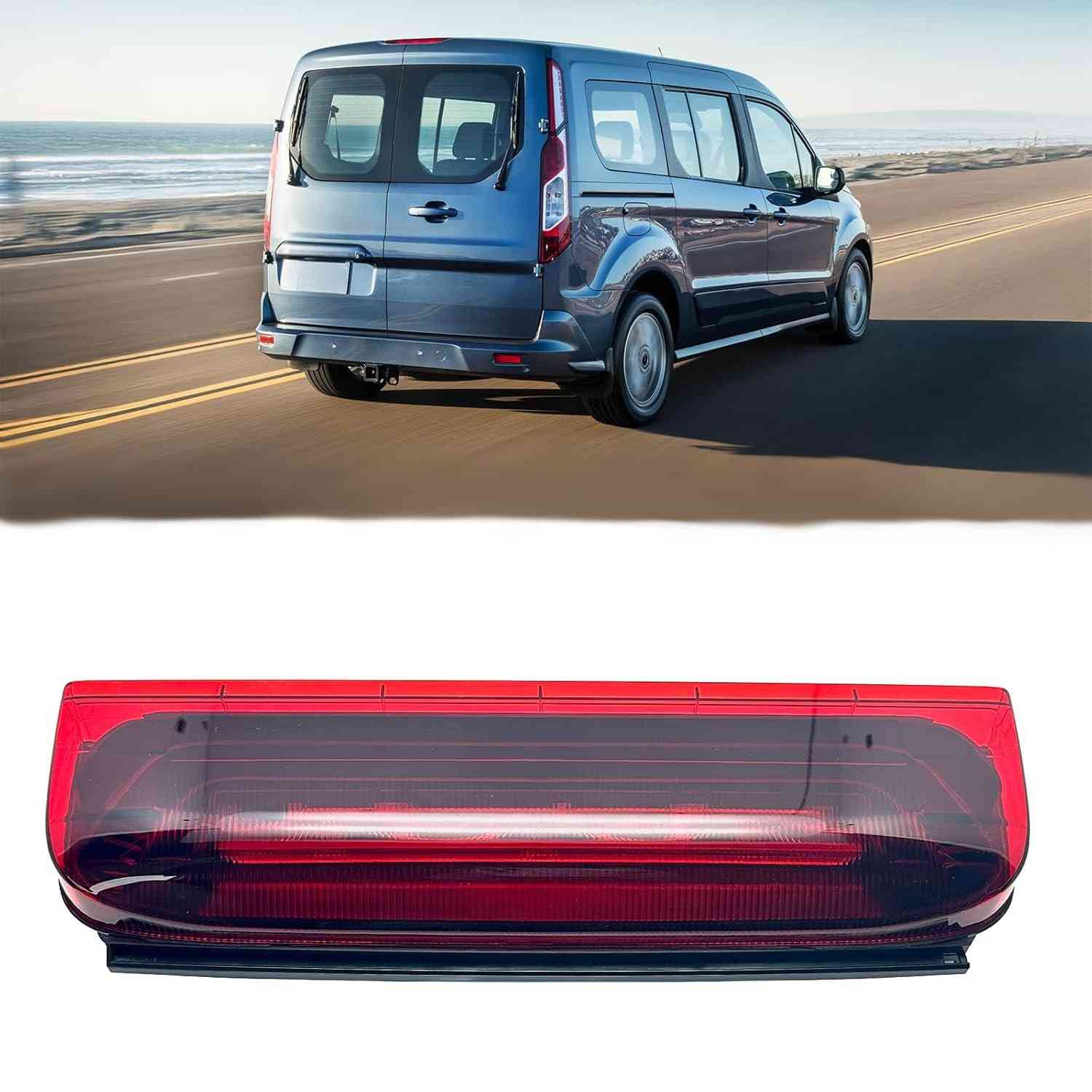 3ª Luz de Freio LED Alta para Ford Transit Connect/Custom 2014-2020 - Segurança e Estilo