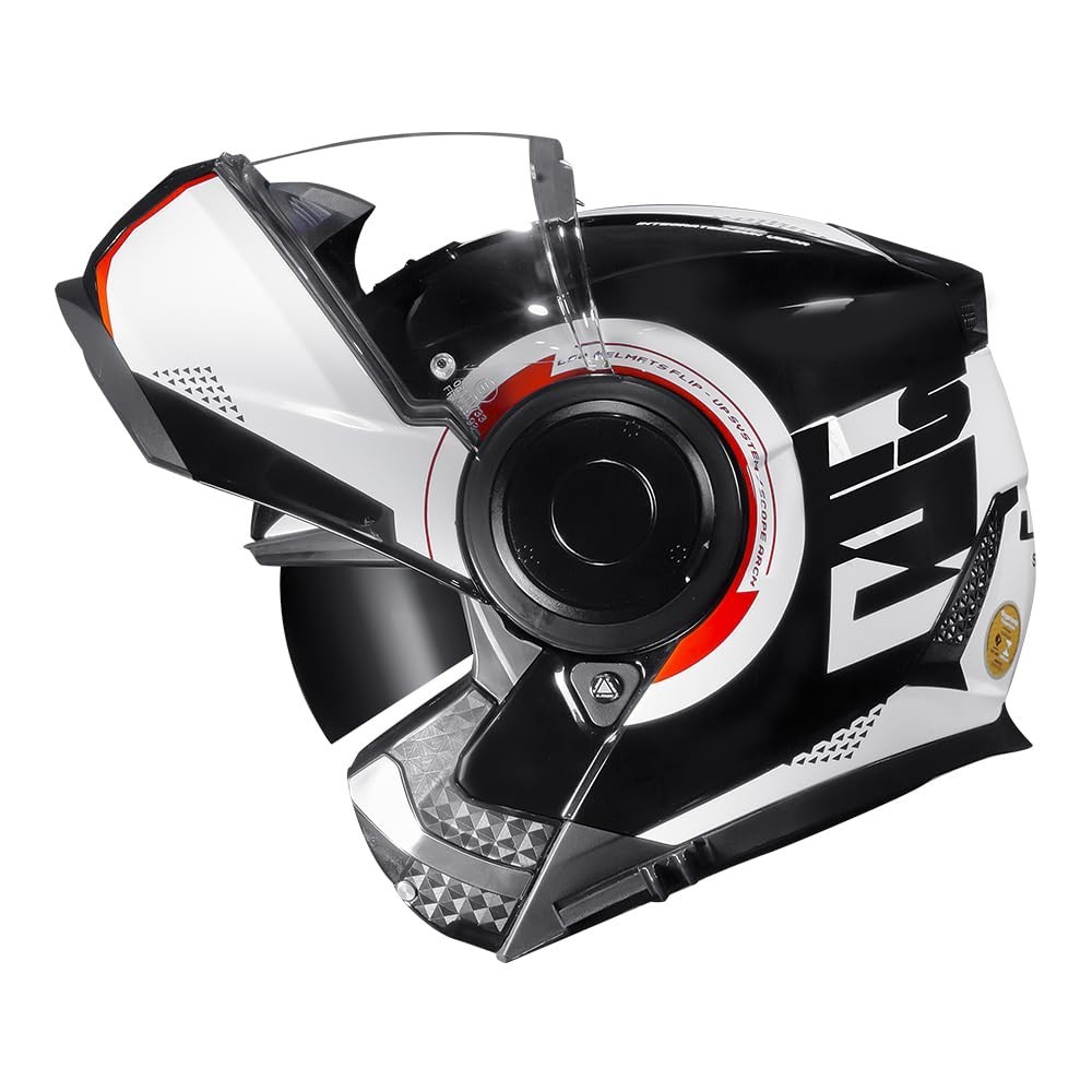 Capacete Escamoteável LS2 Scope Arch Robocop: Segurança e Estilo para Sua Pilotagem!