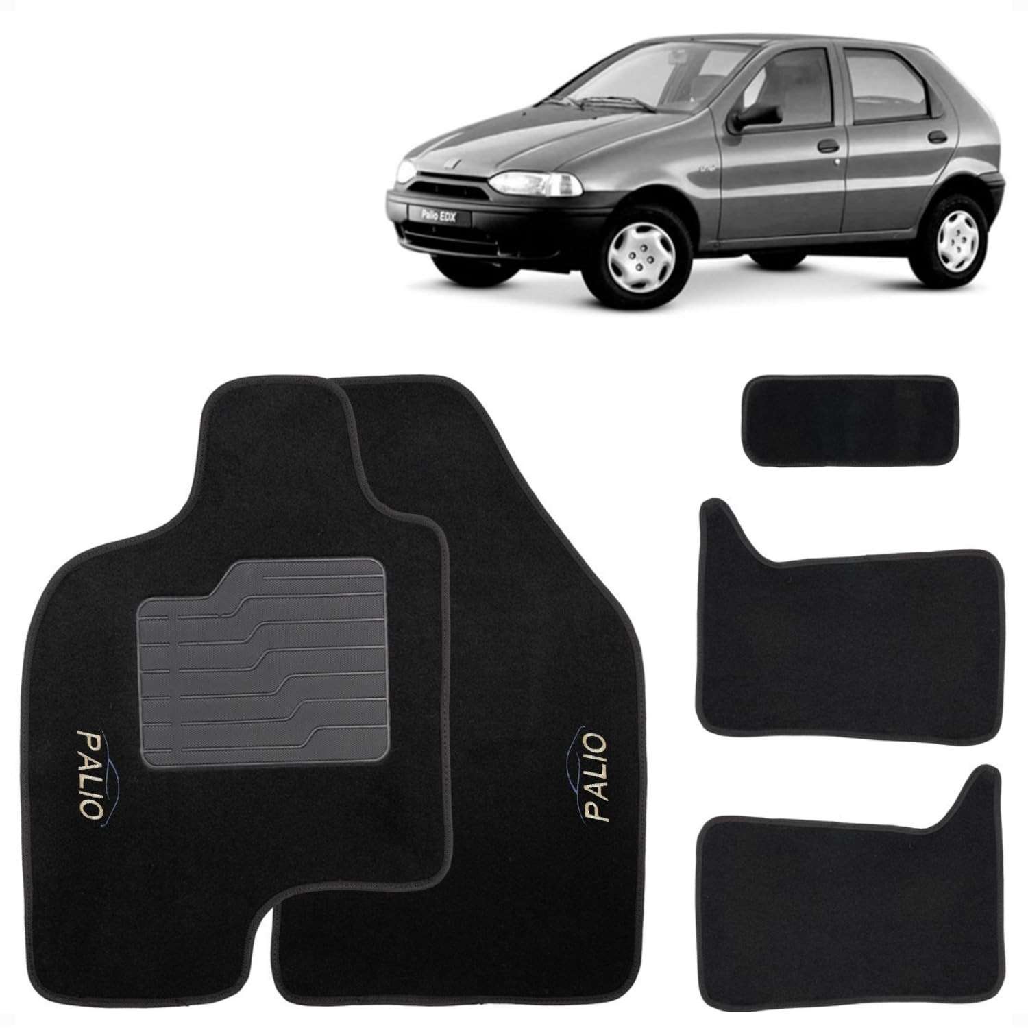 Tapete Automotivo Palio 1996-2007: Carpete Bordado Premium para Seu Fiat